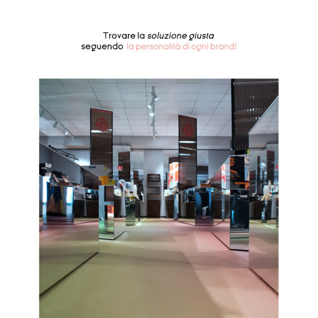 The goal of Hi Display is simple: find the right display solution by following the personality of each brand!

_______
#brugnottogroup #hidisplay #showroom #newshowroom #branding #brandimage #productdesign #productdisplay #madeinitaly #italiandesign #designitaliano #multimaterialproject #brandsolution #displaysolution